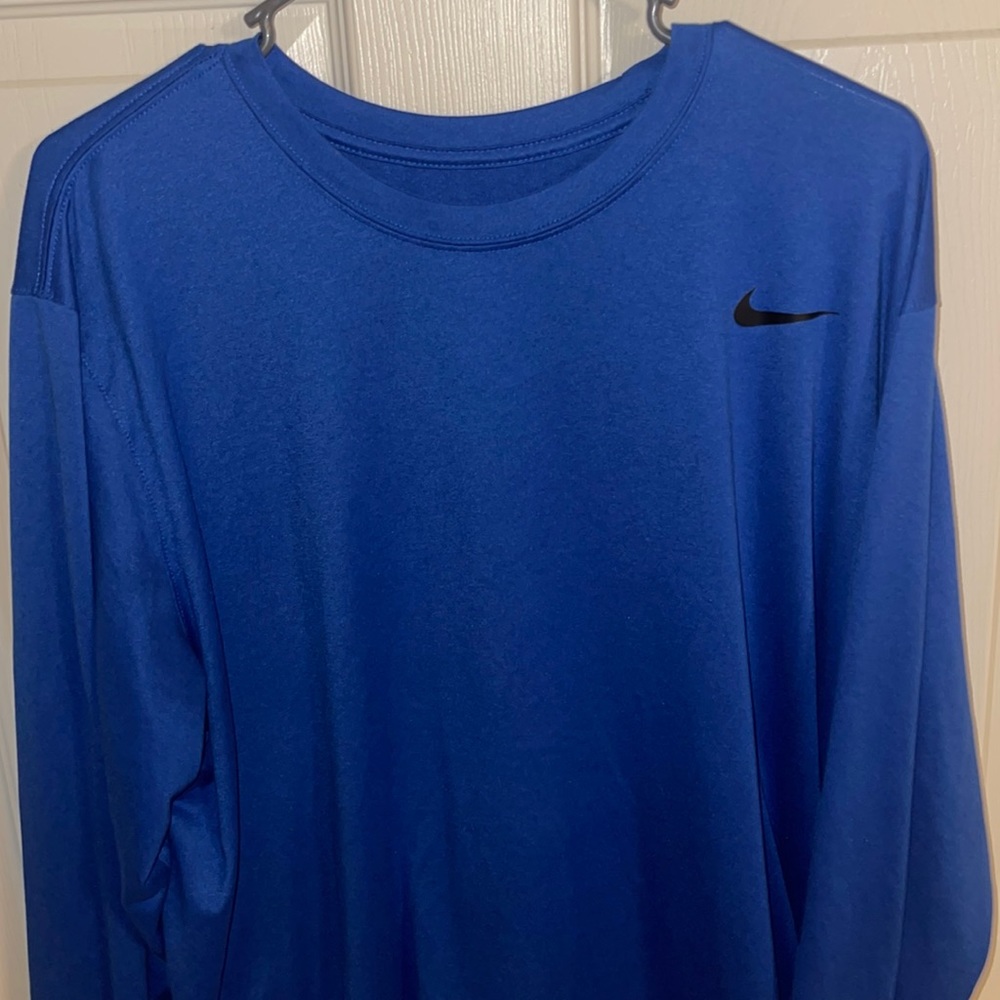 Blue Nike long sleeve